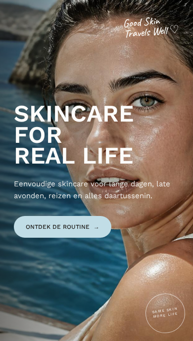 Mobiele homepage van Soft Hour